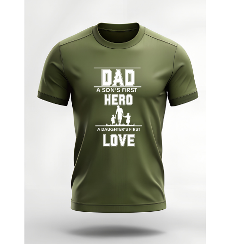 💙 DAD – A Son's First Hero 💪 A Daughter's First Love 💖💙